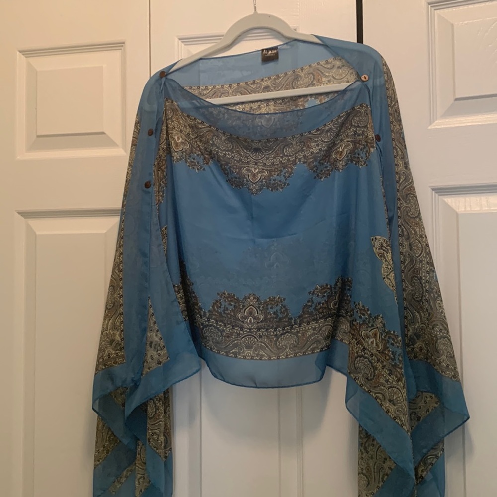Scarf blouse